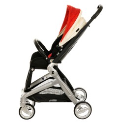 Carucior bebelusi 3 in 1 ZIZITO Harmony Lux, piele, alb ZIZITO 43685 7