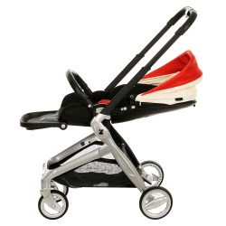 Carucior bebelusi 3 in 1 ZIZITO Harmony Lux, piele, alb ZIZITO 43687 9