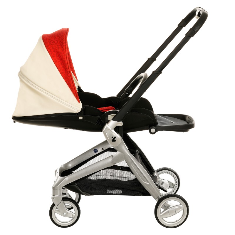 Baby stroller 3-in-1 ZIZITO Harmony Lux, leather ZIZITO