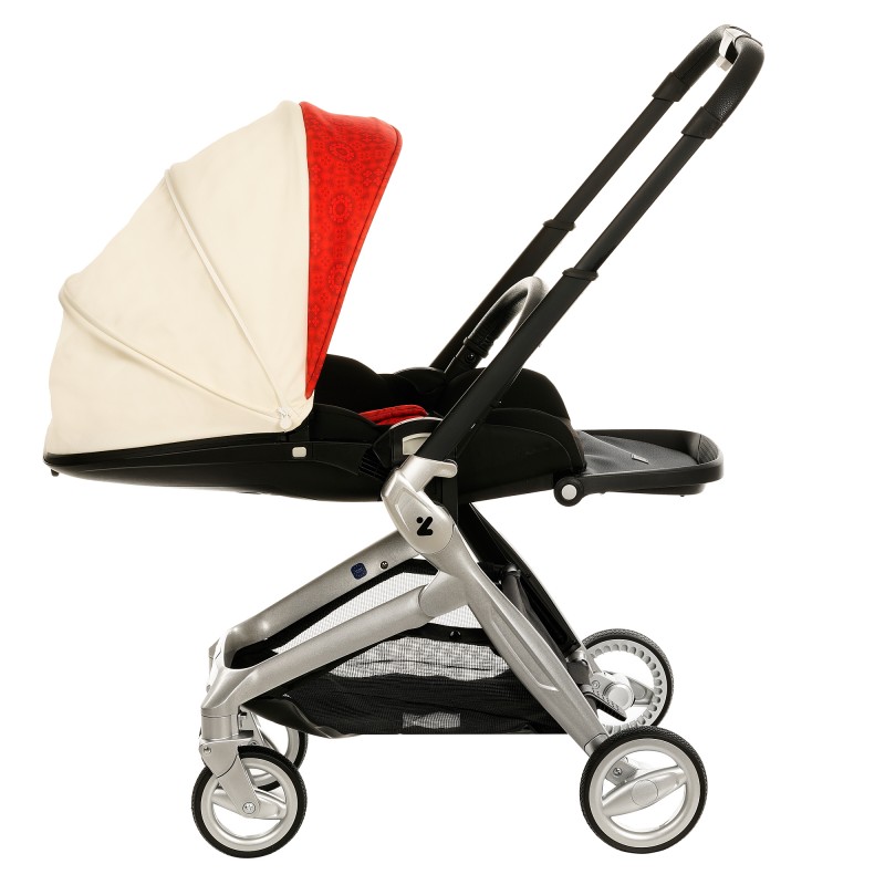 Baby stroller 3-in-1 ZIZITO Harmony Lux, leather ZIZITO