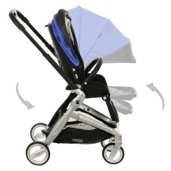 Carucior bebelusi 3 in 1 ZIZITO Harmony Lux, piele, alb ZIZITO 43703 39