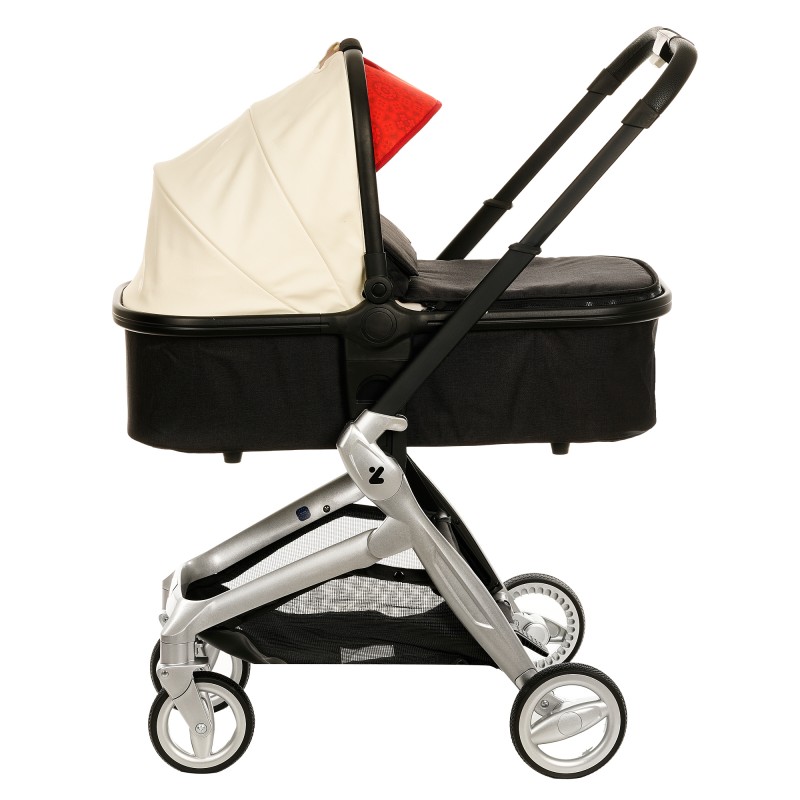 Baby stroller 3-in-1 ZIZITO Harmony Lux, leather ZIZITO