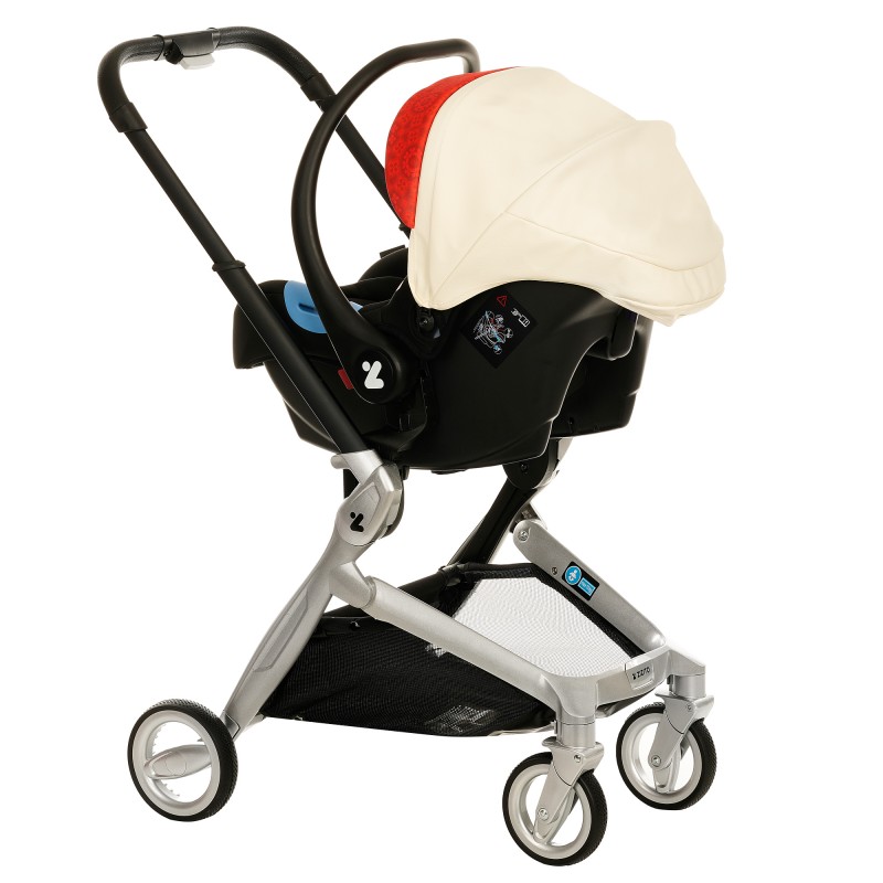 Baby stroller 3-in-1 ZIZITO Harmony Lux, leather ZIZITO