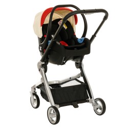 Carucior bebelusi 3 in 1 ZIZITO Harmony Lux, piele, alb ZIZITO 43711 23