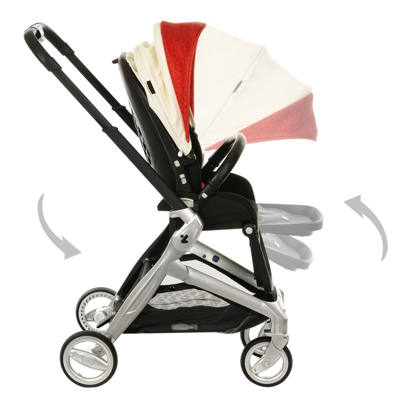 Baby stroller 3-in-1 ZIZITO Harmony Lux, leather ZIZITO