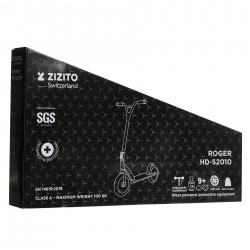 Scooter ROGER, schwarz ZIZITO 43827 19