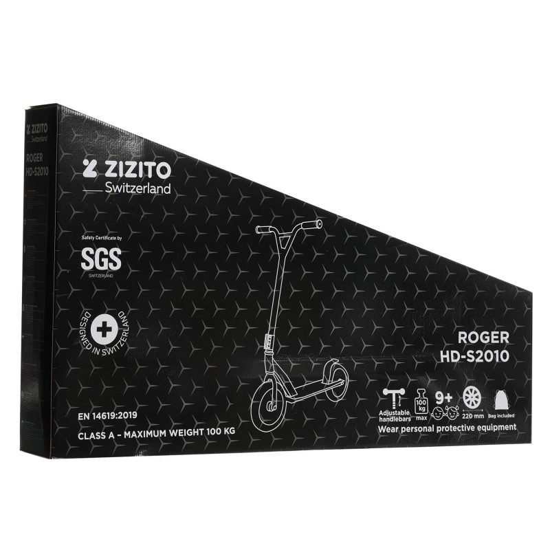 Scooter ROGER, schwarz ZIZITO