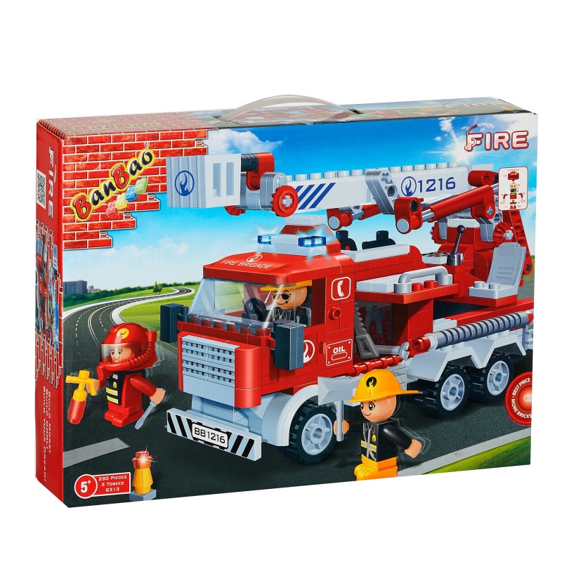 Constructor Fireman's fork, 290 pieces Banbao