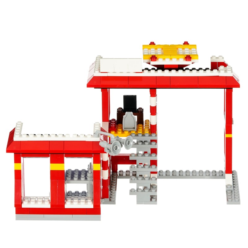 Constructor fire station, 505 parts, Banbao