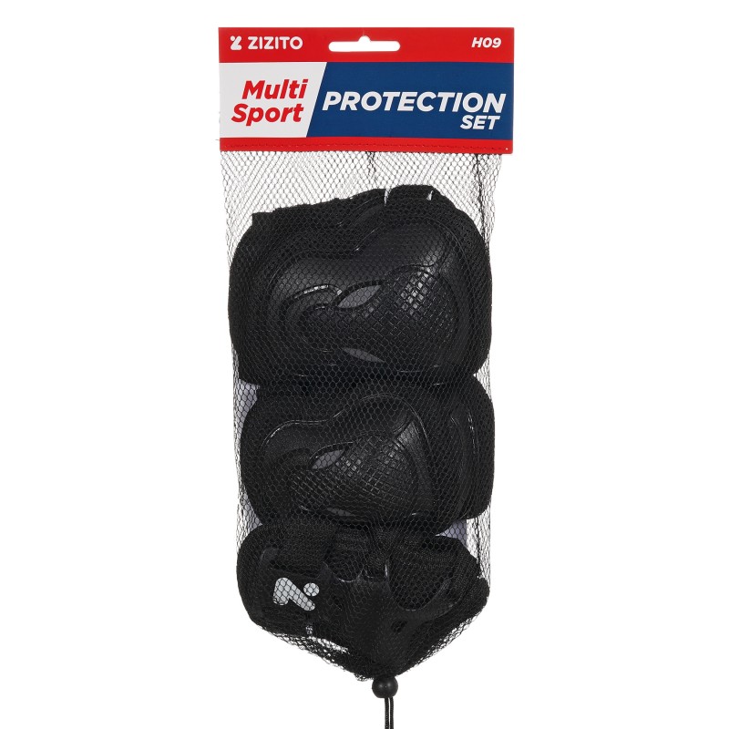 Set de protectii marimea M, negru ZIZITO