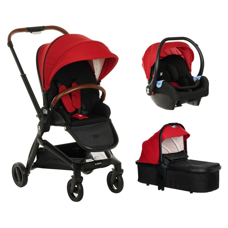 Kinderwagen 3-in-1 ZIZITO Harmony Lux - rot