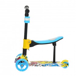 Folding children's scooter 2-in-1 FURRY ZIZITO 44662 