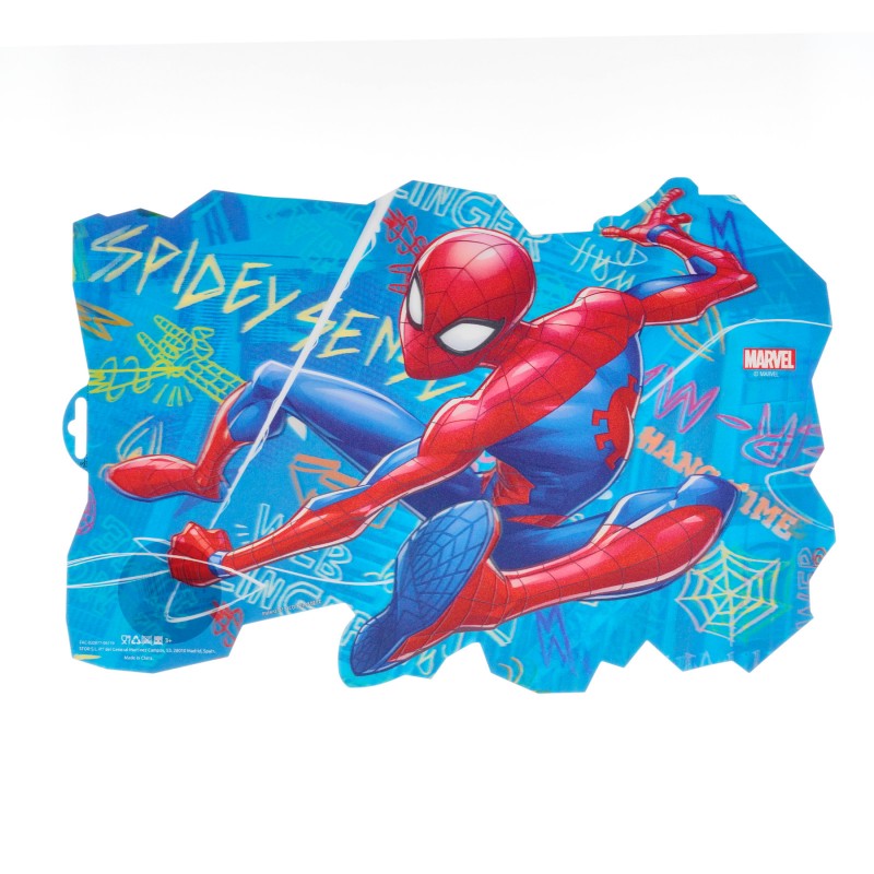 Spiderman Graffiti Irregular Placemat, 30 k 43 cm Stor