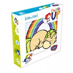 Constructor - Puzzle Up Unicorn cu curcubeu, 32 de piese Game Movil 45417 2