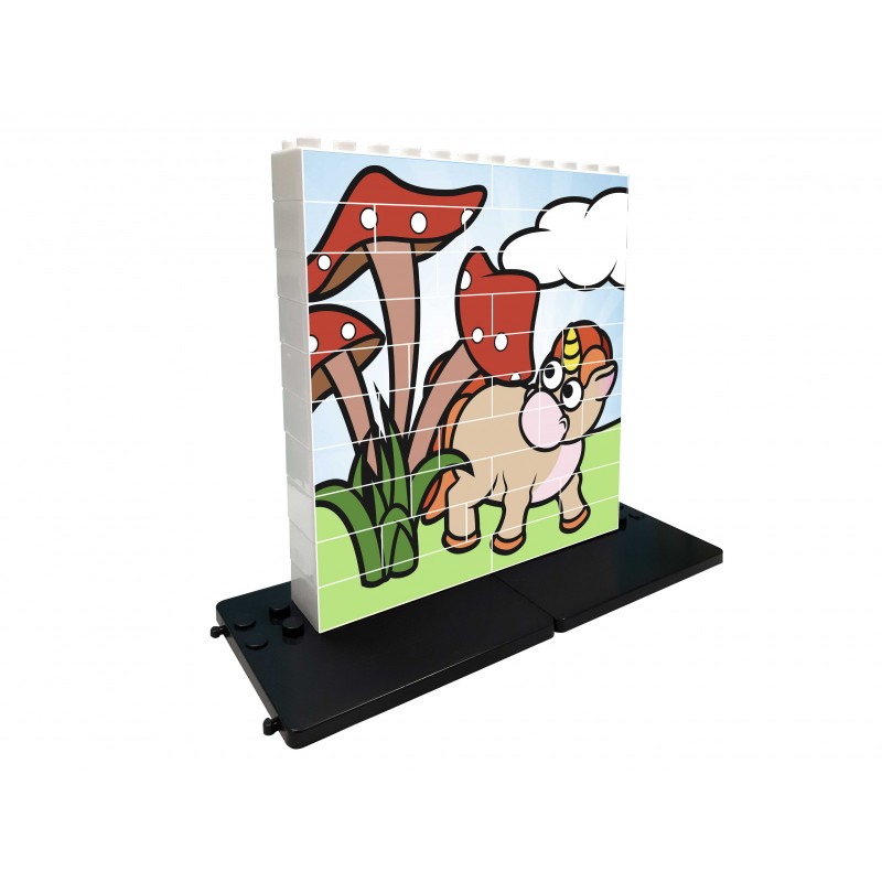 Constructor - Puzzle Up Unicorn and mushrooms, 32 pieces Game Movil