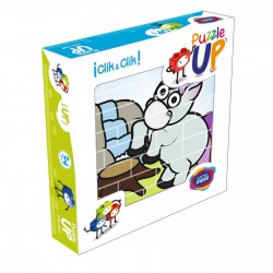 Constructor - Puzzle Up Unicorn și cascadă, 32 de părți Game Movil 45423 2