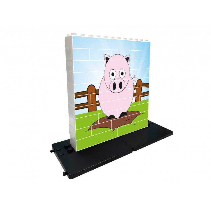 Konstrukteur - Puzzle Up Pig, 32 Teile Game Movil