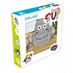 Constructor - Puzzle Up Hippopotamus, 32 de părți Game Movil 45443 2