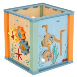 Wooden educational cube WOODEN 45628 2