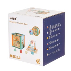 Cub educativ din lemn WOODEN 45634 11