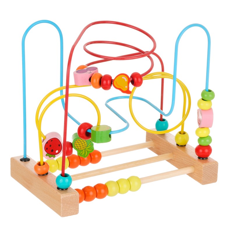 Wooden beads maze toy WOODEN