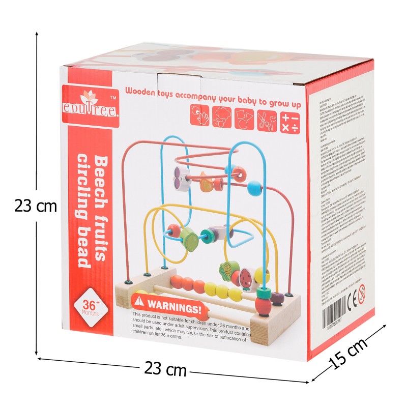 Wooden beads maze toy WOODEN