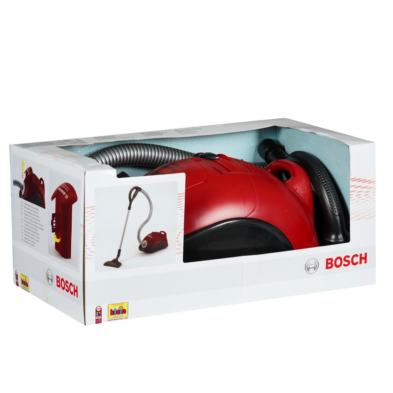 Theo Klein 6828 Bosch Staubsauger | Originalgetreuer Nachbau | Mit batteriebetriebener Saug- und Soundfunktion | Maße: 19 cm x 25 cm x 74 cm | Spielzeug für Kinder ab 3 Jahren BOSCH