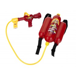 Theo Klein 8932 Fire Fighter Henry Feuerwehrspritze | Mit Wasserspritzfunktion und 2-Liter-Tank | Tragbar wie ein Rucksack | Maße: 31 cm x 21 cm x 9 cm | Spielzeug für Kinder ab 3 Jahren Klein 47431 6