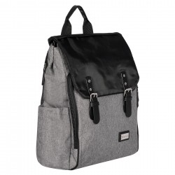 2-in-1 Kinderwagentasche und Rucksack, Grey Melange, HD06B Feeme 47553 3