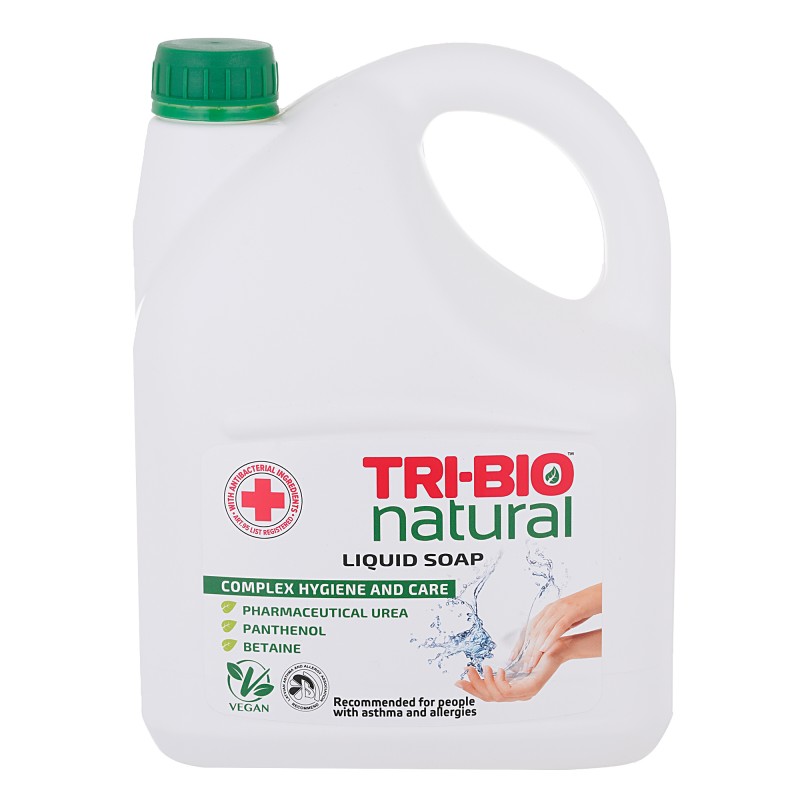 TRI-BIO Natural antibacterial liquid soap, 2.84 l. Tri-Bio