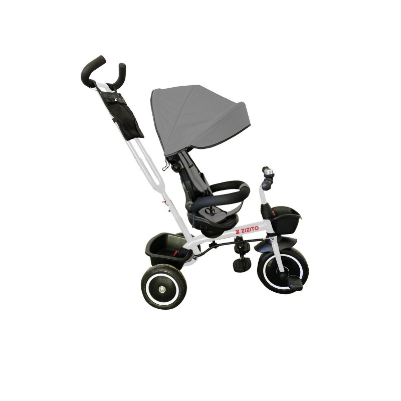 Children\'s tricycle ZIZITO NOAM 3-in-1 - Gray