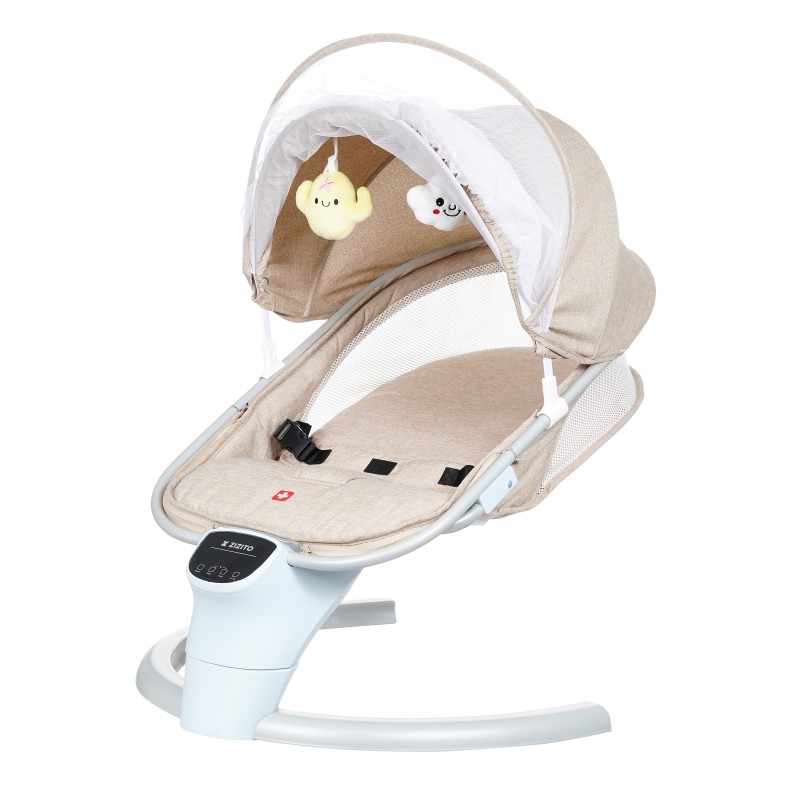 Elektrisch vibrierende Babyschaukel - Paolo Zizito - Beige