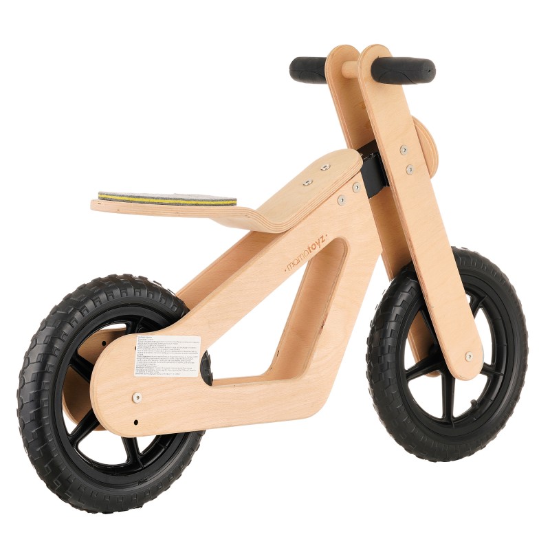 Kids wooden balance bike Mamatoyz