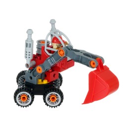 Constructor Red Excavator, 22 buc Banbao 47993 6