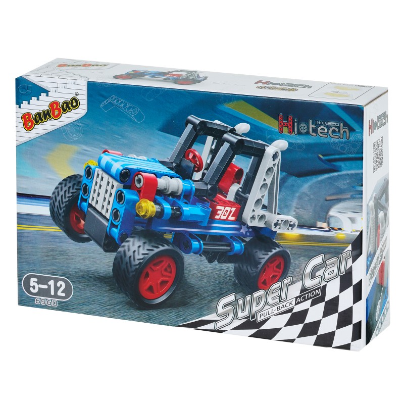 Constructor racing buggy, 138 pieces Banbao