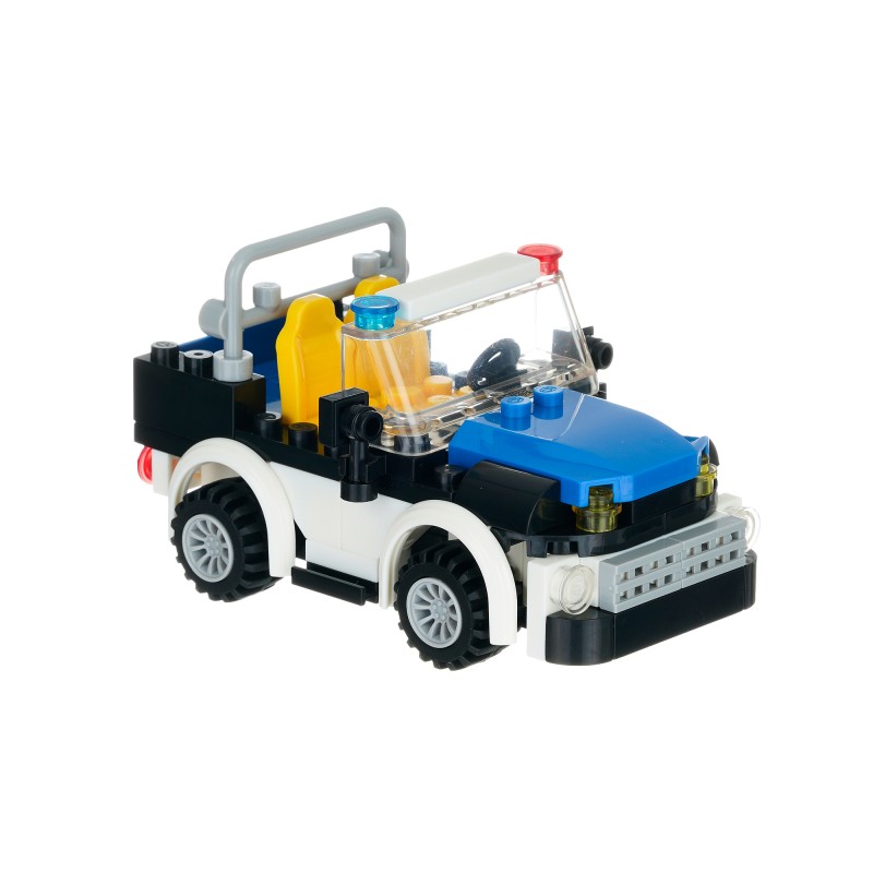 Construction set Police SUV, 125 pcs. Banbao