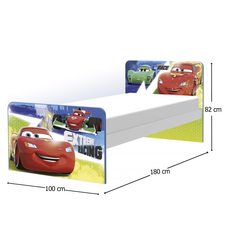 Babybett mit Figuren aus dem Animationsfilm - Cars Cars