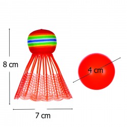 Komplet od 2 teniska reketa sa lopticom i lopticom za badmintom GT 48249 4