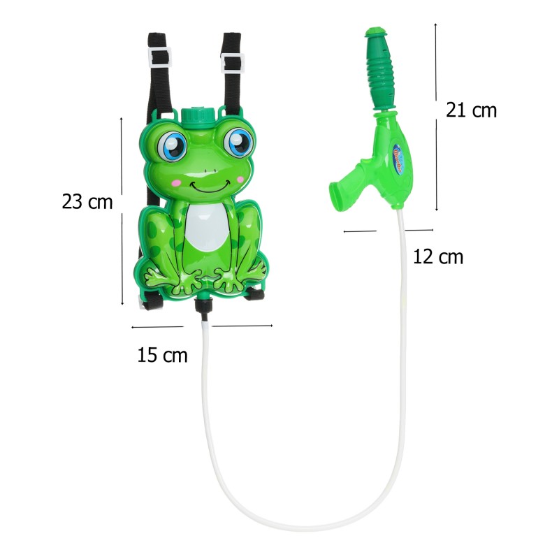 Water gun with tank backpack "Frog" GT