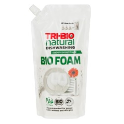 Prirodna bio pena za pranje sudova - torbica za punjenje, 900 ml. Tri-Bio 48339 