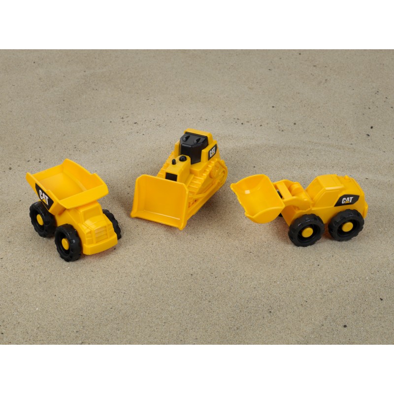 Caterpillar-Baustellen-Fahrzeug-Set, 1:50 CAT