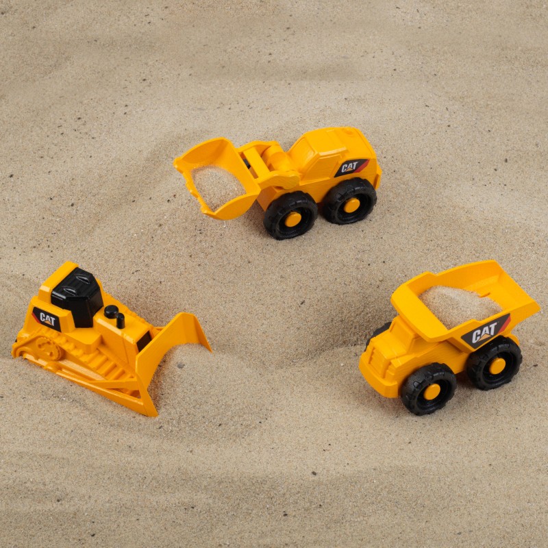 Caterpillar-Baustellen-Fahrzeug-Set, 1:50 CAT