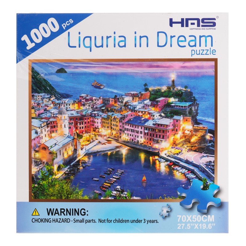 Puzzle Liguria in dreams, 1000 τεμάχια HAS