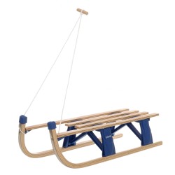 Wooden folding sled ICE KOGEL ZIZITO 48639 