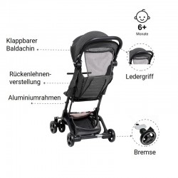 Sommerkinderwagen Luka, mit Aufbewahrungstasche ZIZITO 33393 3