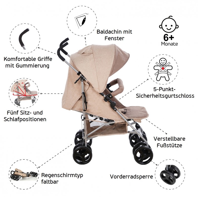 Kinderwagen Cheryl ZIZITO